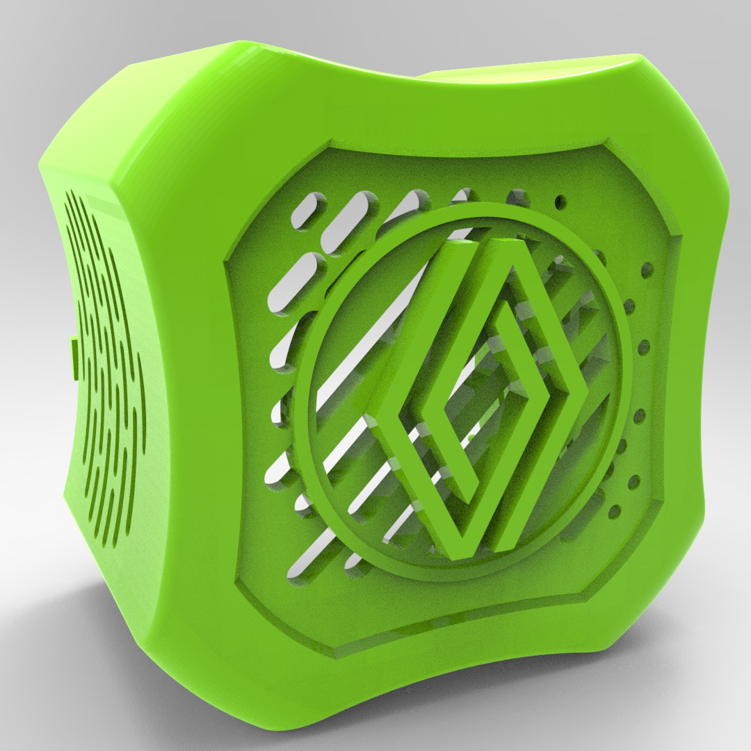 Renault-Themed Fan Guard for Ender 3 V2